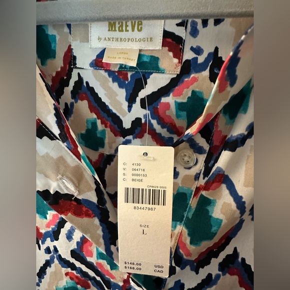 Anthropologie Maeve Bettina Tiered Dress - NWT - L - Picture 2 of 5